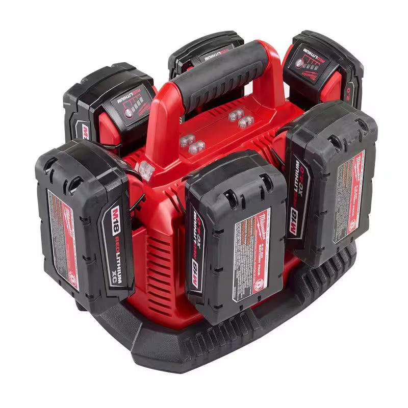 18-Volt Lithium-Ion 6-Port Battery Charger V2473
