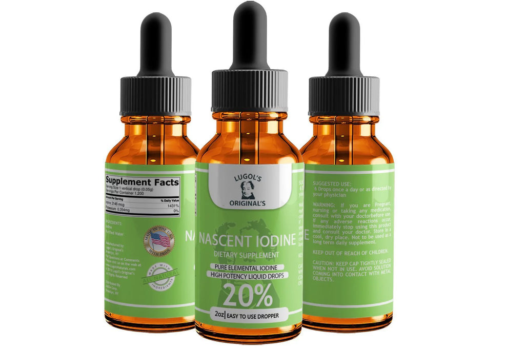 Iodine Liquid Drops Supplement 2oz G195