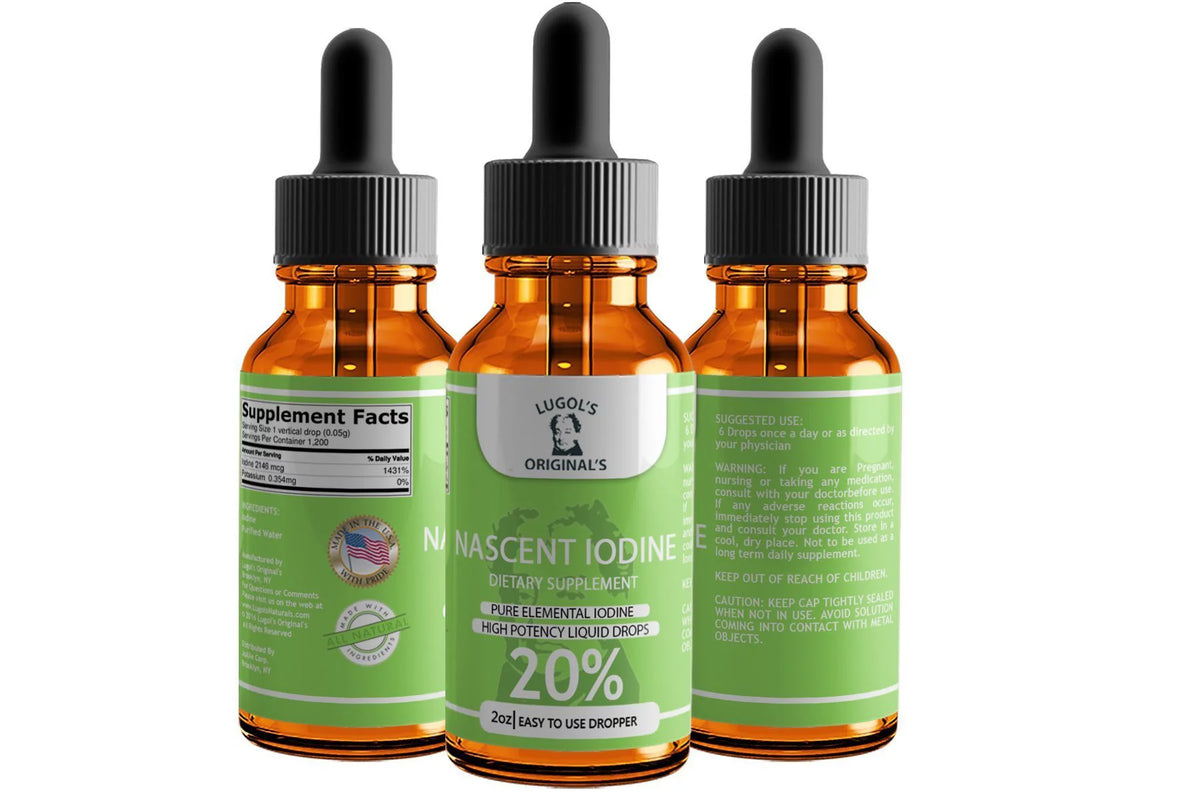 Iodine Liquid Drops Supplement 2oz G195