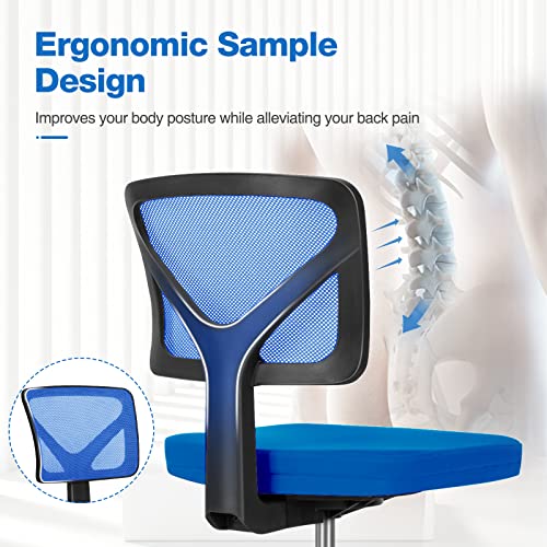 Grey Adjustable Mesh Desk Chair H79249