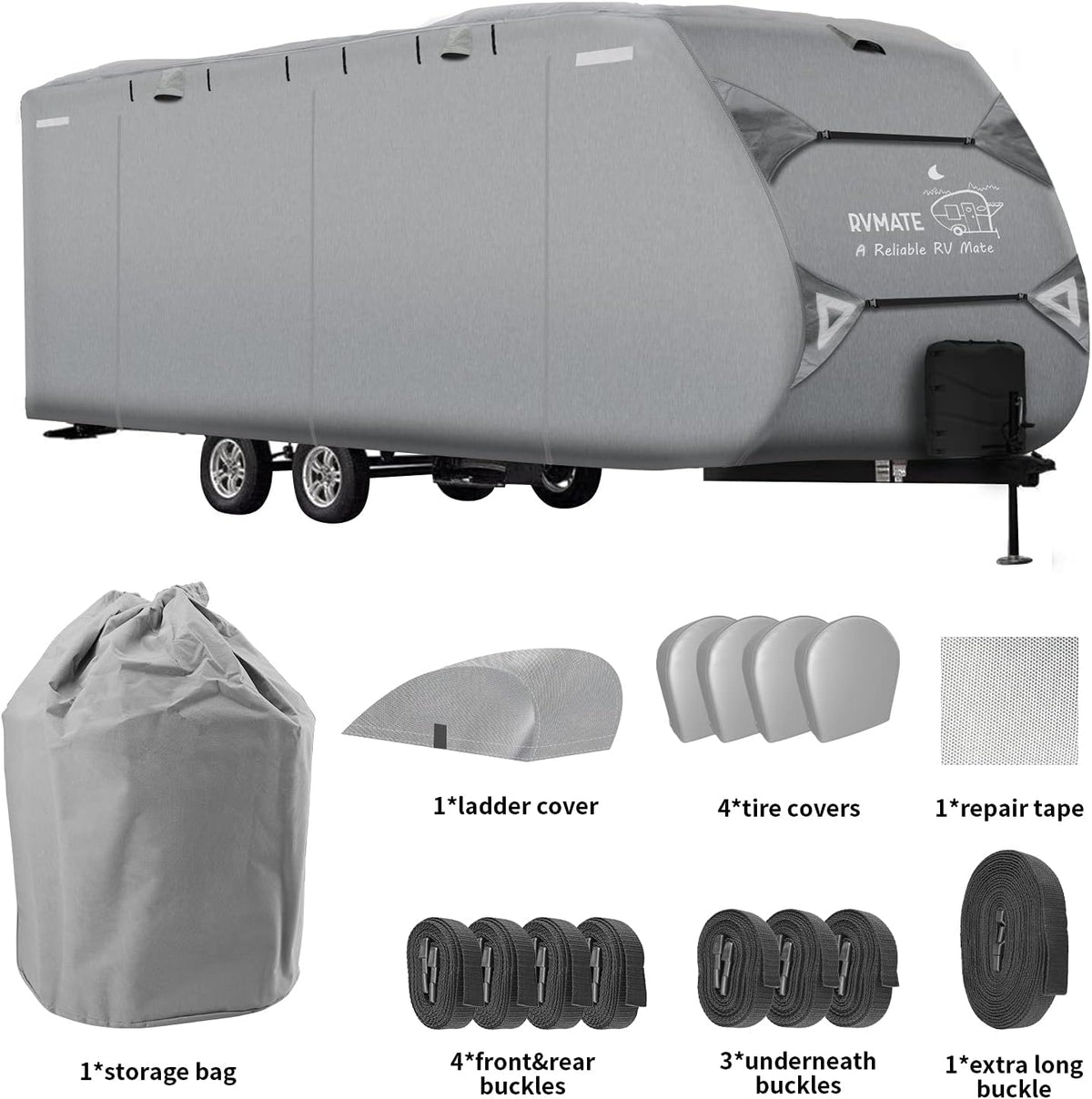 Travel Trailer Cover with Quick Side Door Access U114754