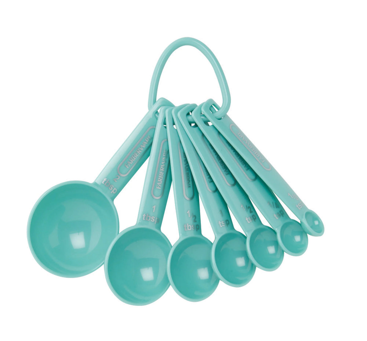 20-piece Plastic Mixing Bowl and Prep Set in Aqua F85770