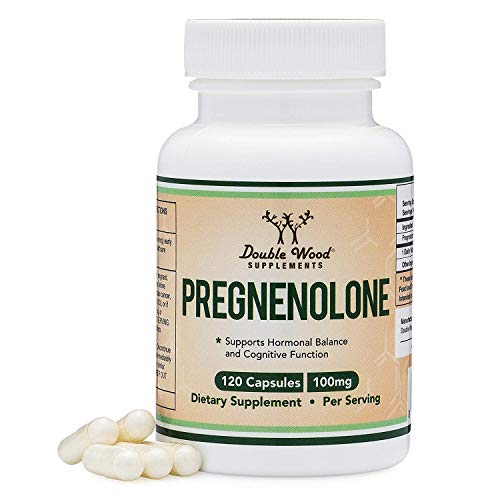 Pregnenolone 100mg 120 Capsules Non-GMO B832048