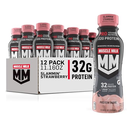Intense Vanilla Protein Shake 32g Protein 1g Sugar 11.16 Fl Oz Pack of 12 S7347