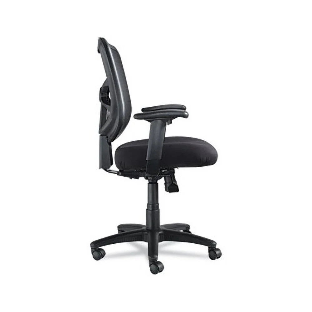 Black Mesh Mid-Back Swivel Tilt Chair F64303