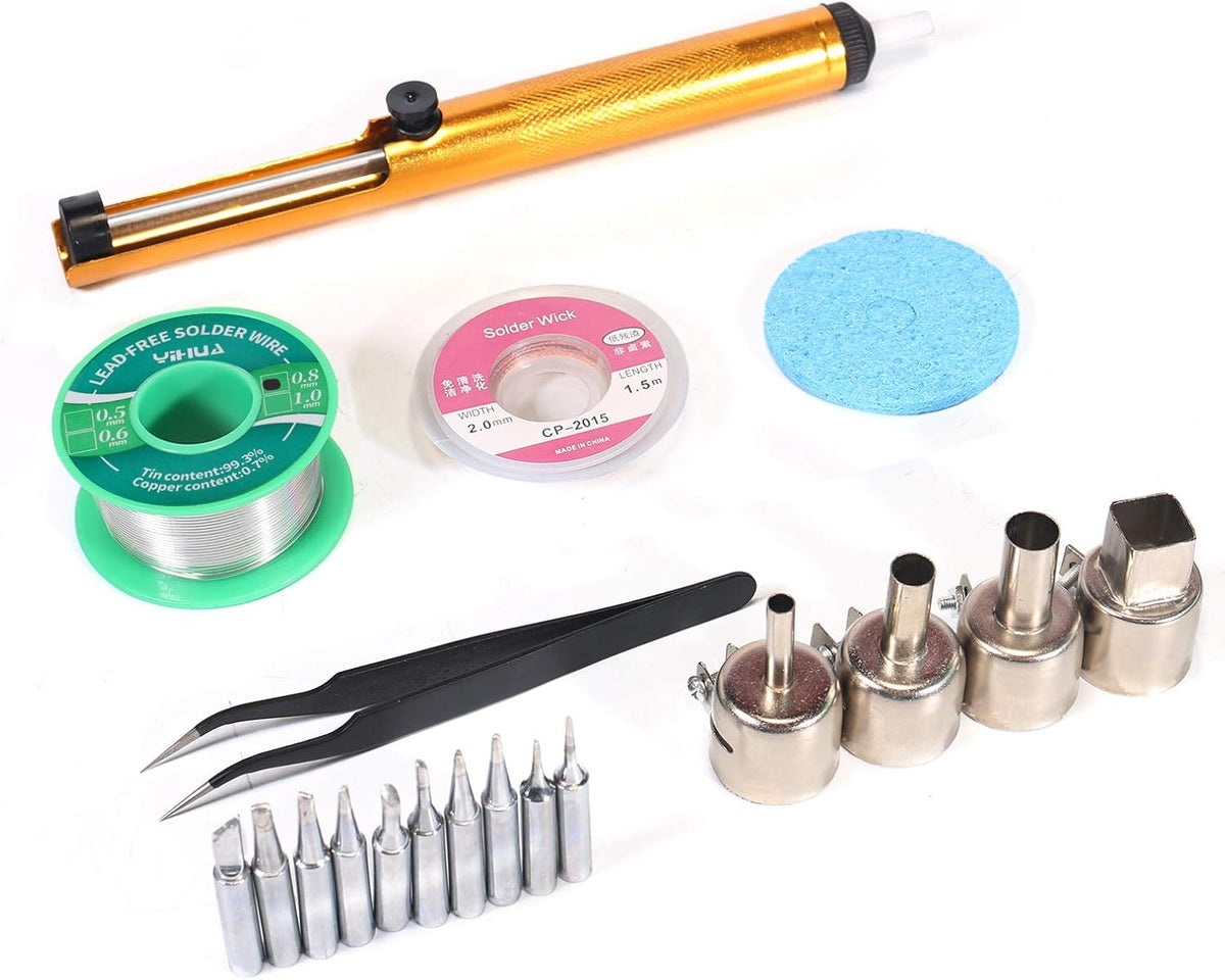 3 Tools Soldering Hot Air Rework Station and Power Supply H287