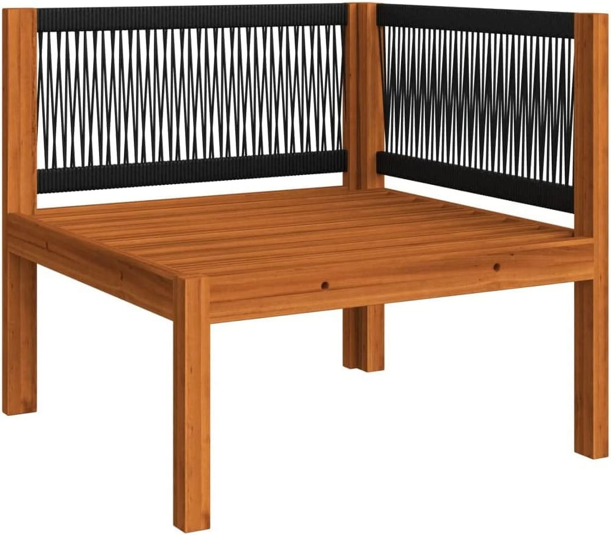 12 Piece Cream Solid Acacia Wood Patio Lounge Set X79807