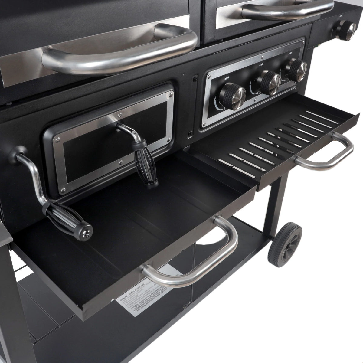 Dual Fuel Gas & Charcoal Combo Grill W639