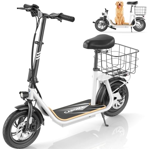 800W/1200W Electric Scooter with Seat, 48V Battery, Foldable C7458