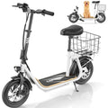 800W/1200W Electric Scooter with Seat, 48V Battery, Foldable C7458