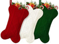 18 Inch Knitted Dog Christmas Stocking 3 Pack K760975