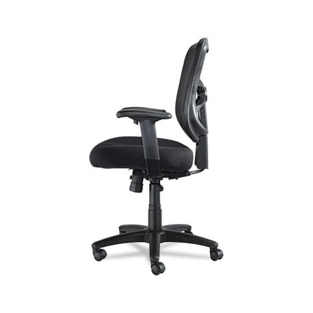 Black Mesh Mid-Back Swivel Tilt Chair F64303