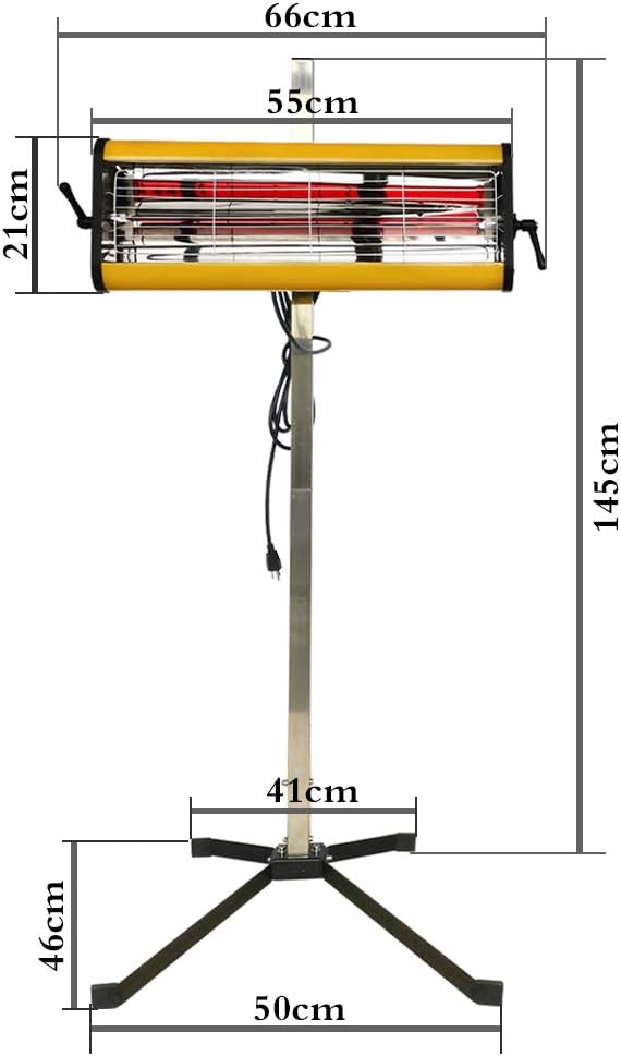 Infrared Paint Curing Lamp 1050W with Stand Z170