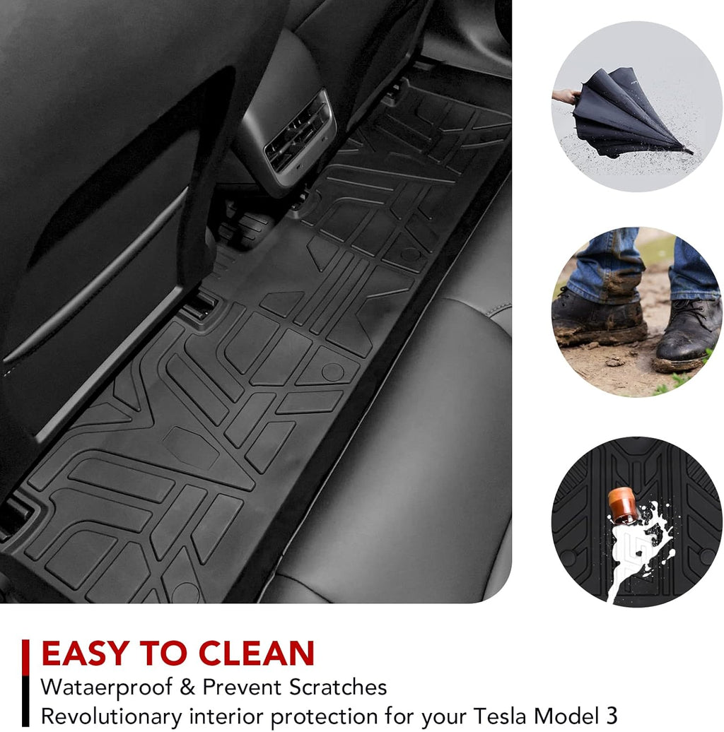 All-Weather TPE Floor Mat Full Set Cargo Liner O52897