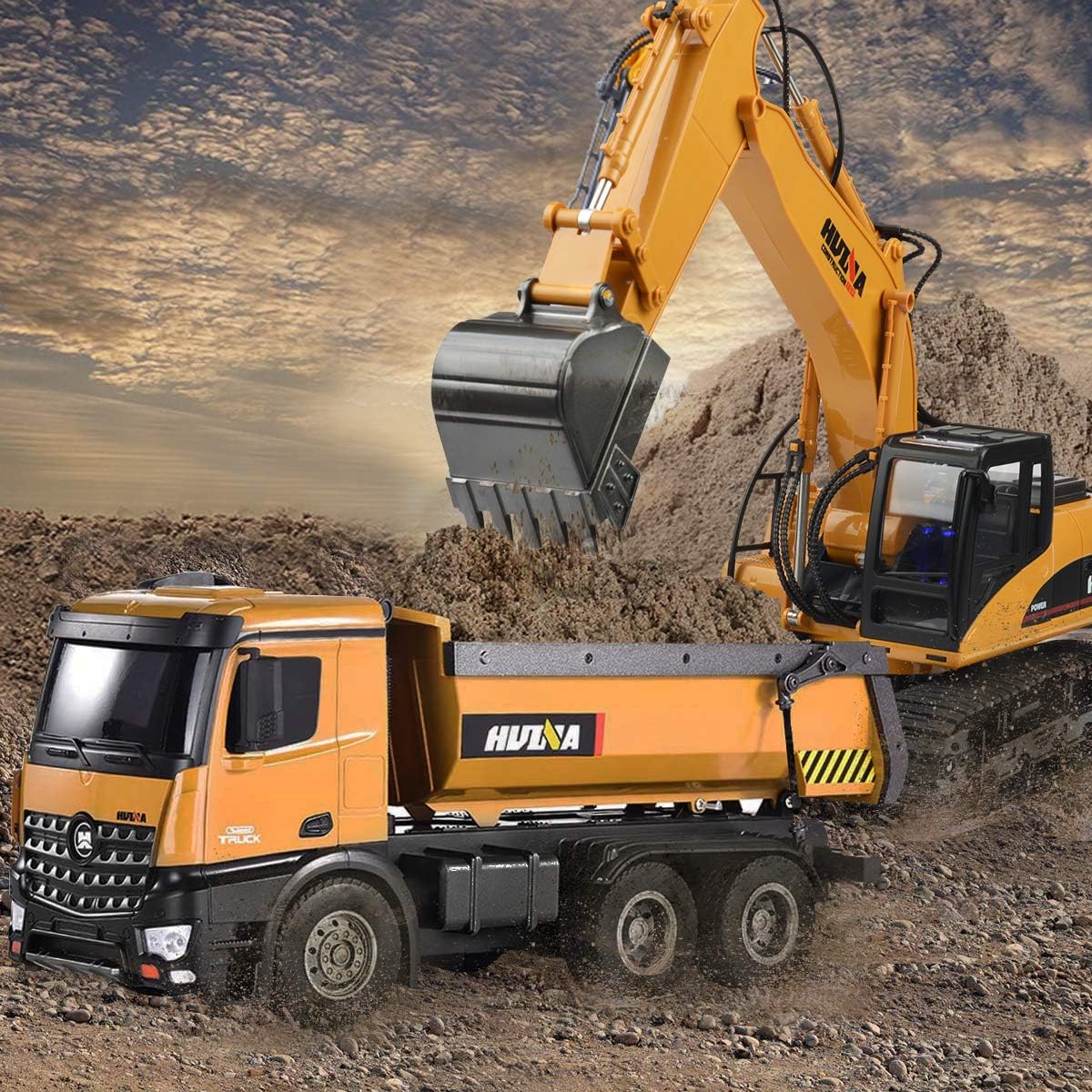 Remote Control Dump Truck Toy 1/14 Scale U529