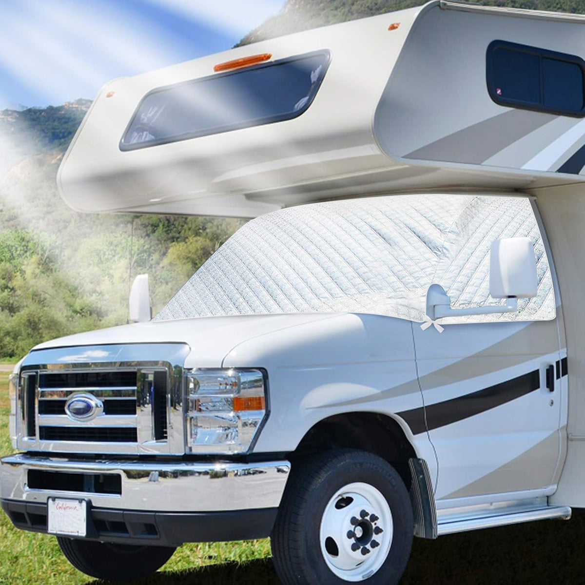 Travel Trailer Cover with Quick Side Door Access U114754