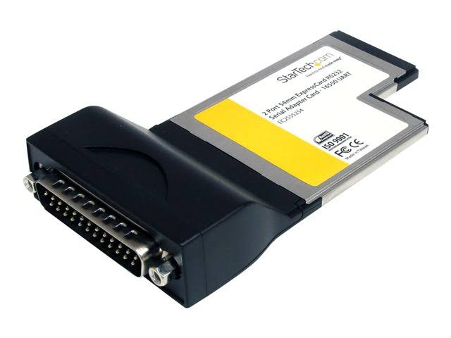2 Port ExpressCard RS232 Serial Adapter Card W6526