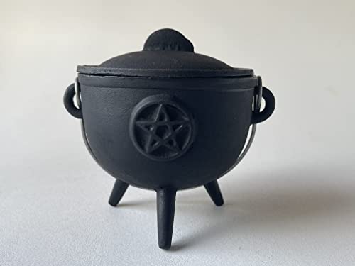 Cast Iron Cauldron with Lid and Handle I491769