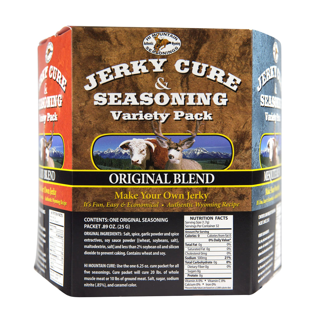 Jerky Cure & Seasoning Kit Variety Pack G788