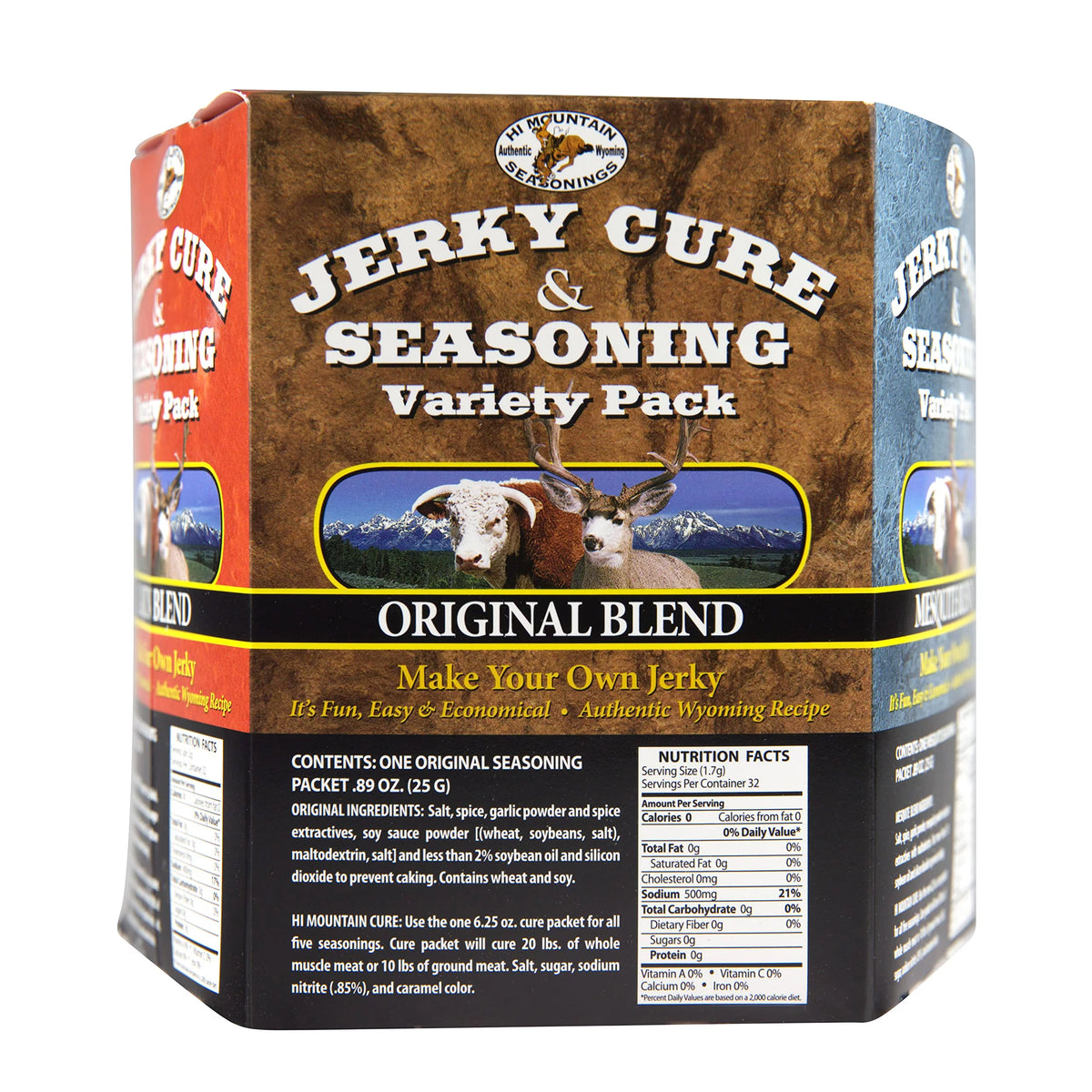 Jerky Cure & Seasoning Kit Variety Pack G788
