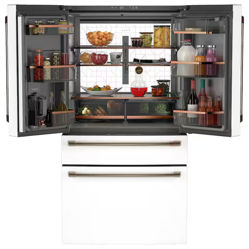 28.7 cu. ft. Four Door French Door Refrigerator in Matte White I3079