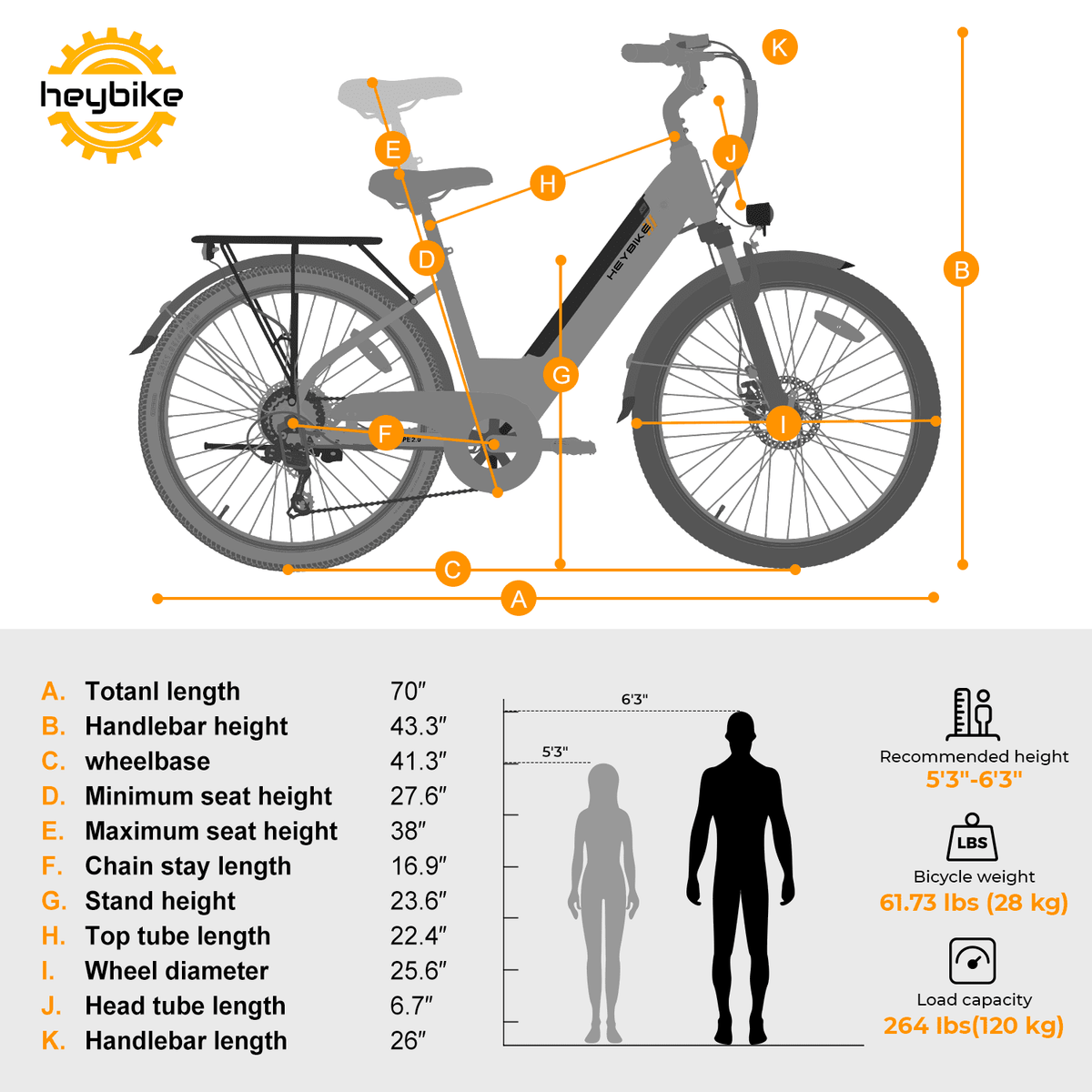 500W Electric City Cruiser Bicycle with 36V 13Ah Removable Battery P88577
