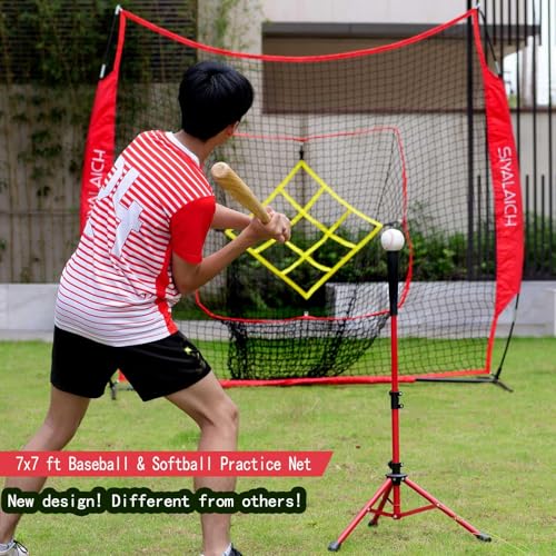 7 ft x 7 ft Baseball and Softball Net with Strike Zone G976