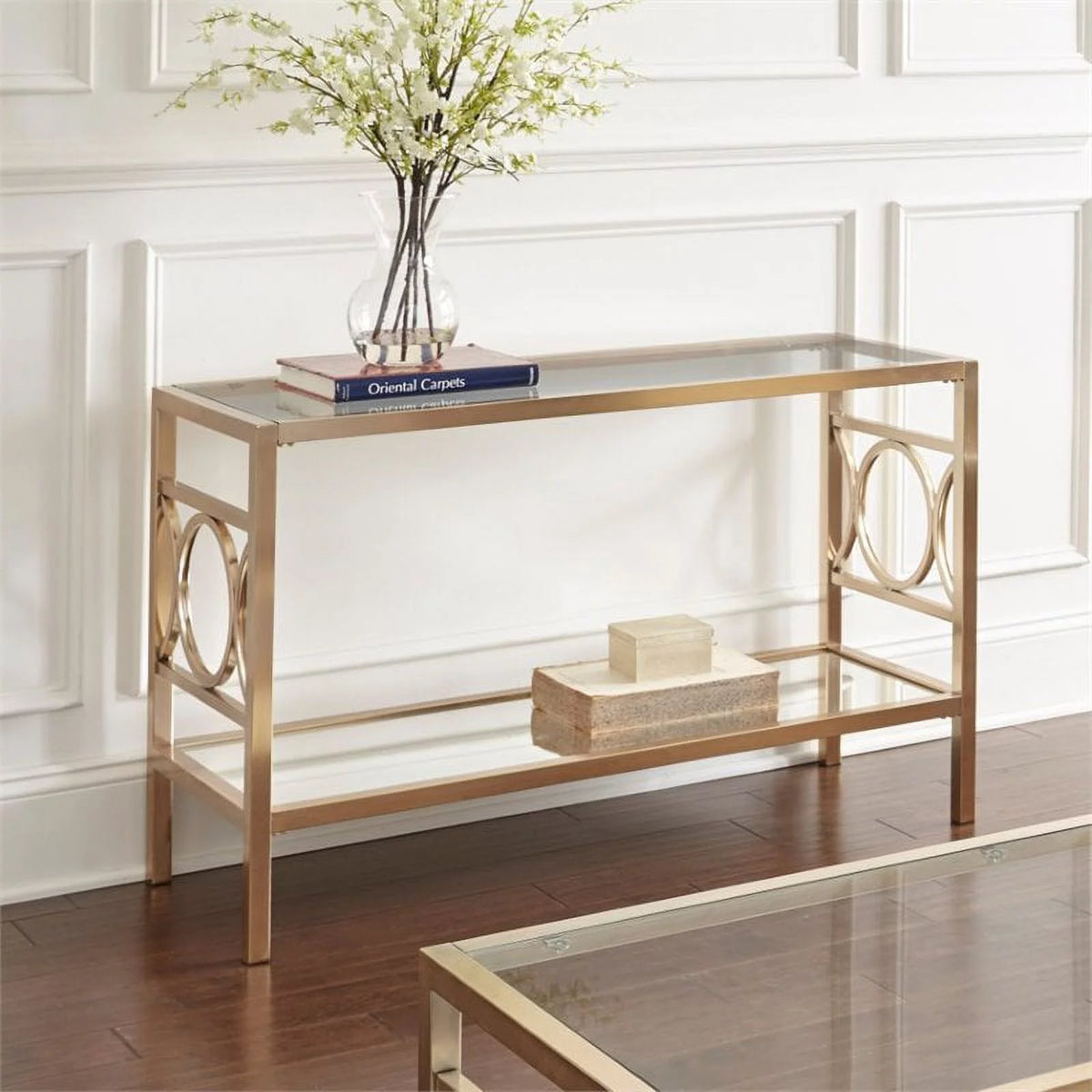 Glass Top Console Table P880007