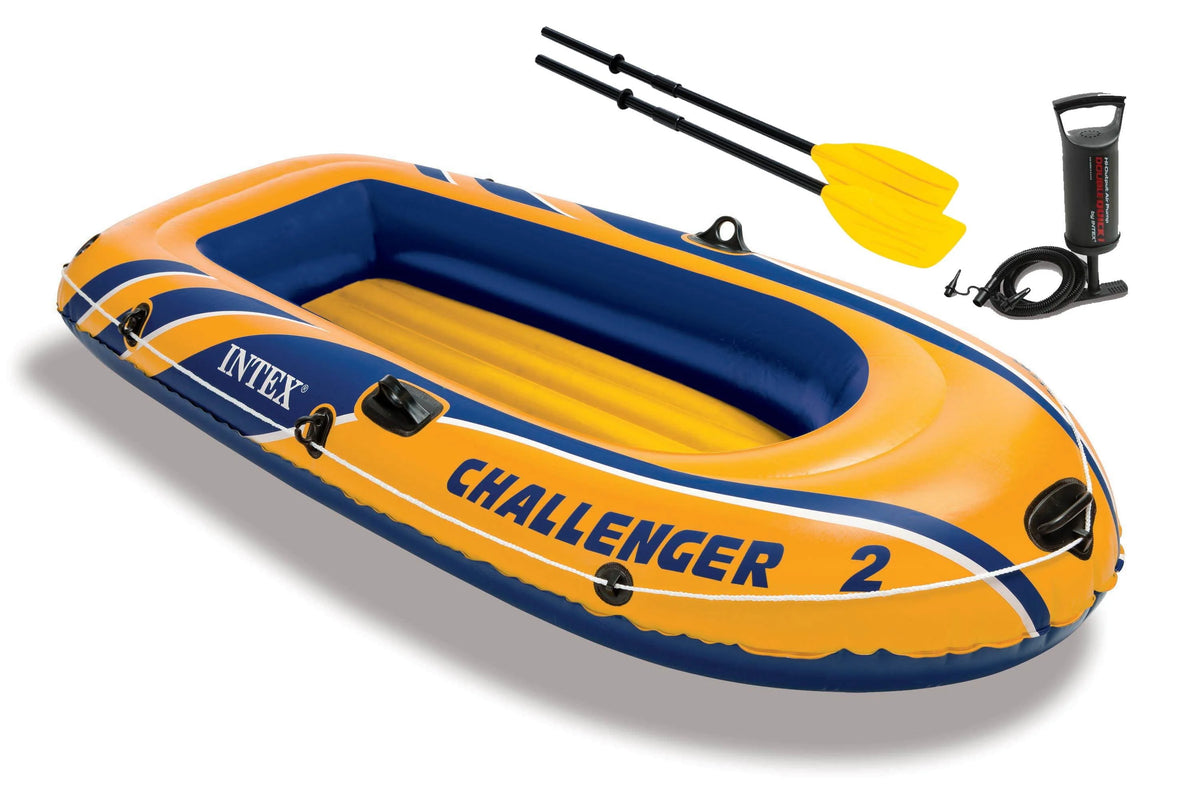 2 Person Inflatable Boat Set with Oars & Air Pump Y841000