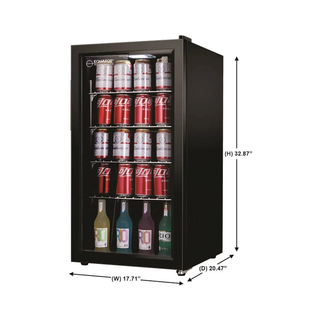 Black Beverage Refrigerator A202