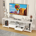 Fabric Drawers TV Stand for 65 70 75 Inches TV V37006