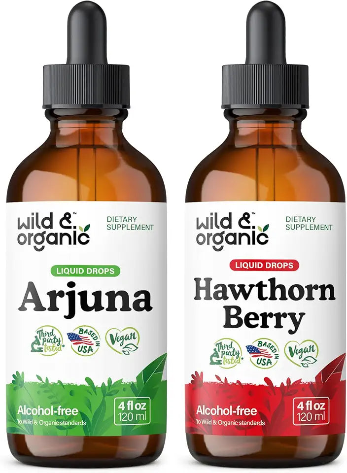 Arjuna Tincture 4 fl oz & Hawthorn Berry Tincture 4 fl oz K309442