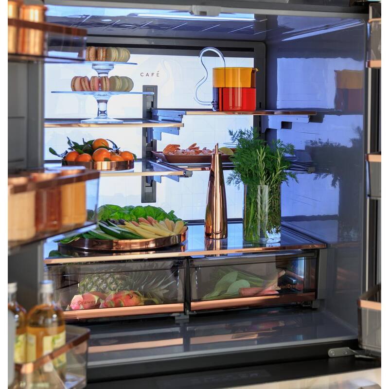 28.7 cu. ft. Four Door French Door Refrigerator in Matte White I3079