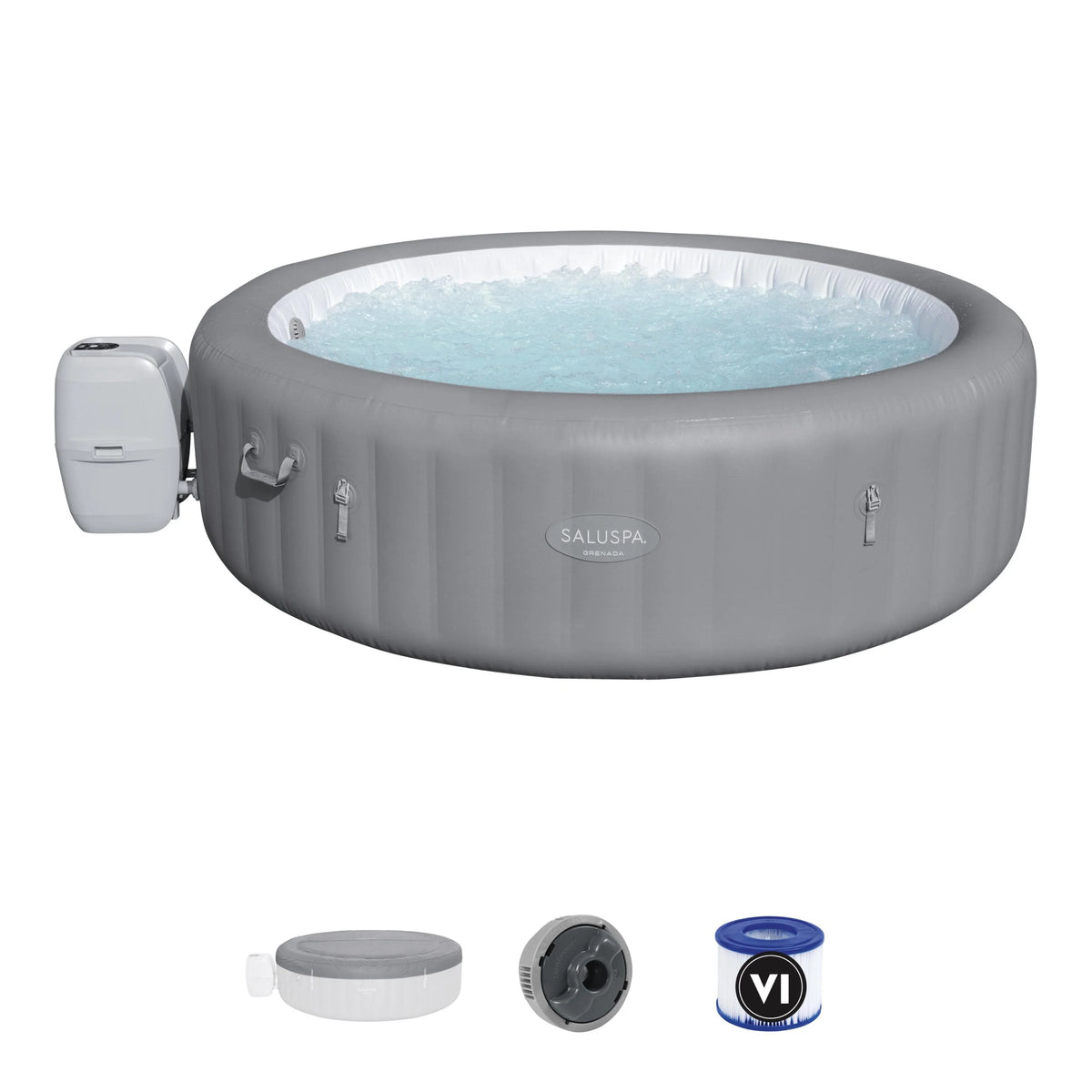 6-8 Person Inflatable Hot Tub Spa Z629533