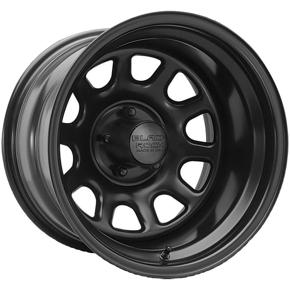 Black Rock Series 942 Type D Matte Black Wheels E88673