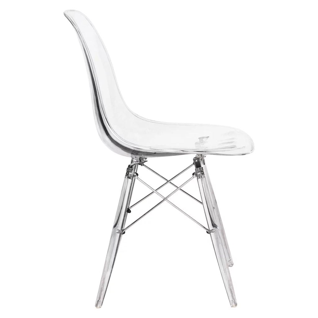 Clear Molded Side Chair Set of 4 M70781
