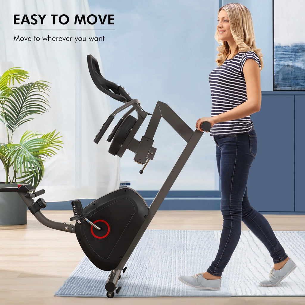 Recumbent Exercise Bike 8 Levels Quiet Z7102