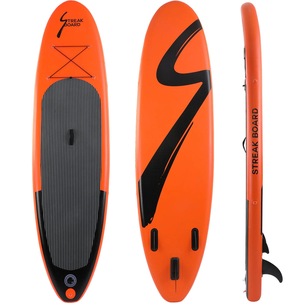 Inflatable Stand Up Paddle Board with Backpack, Leash, Paddle, Hand Pump & Repair Kit P855