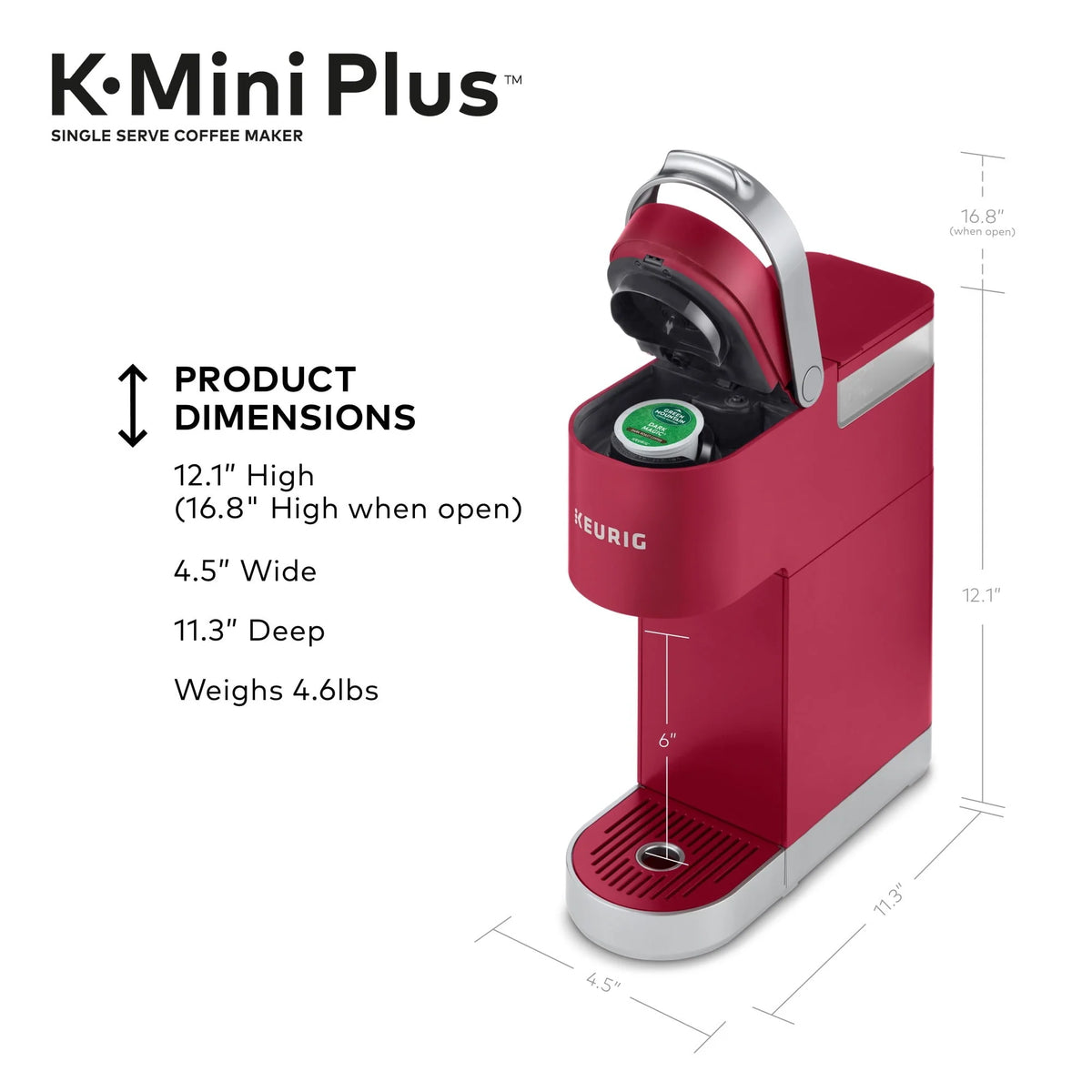 Single Serve K-Cup Pod Coffee Maker X417769