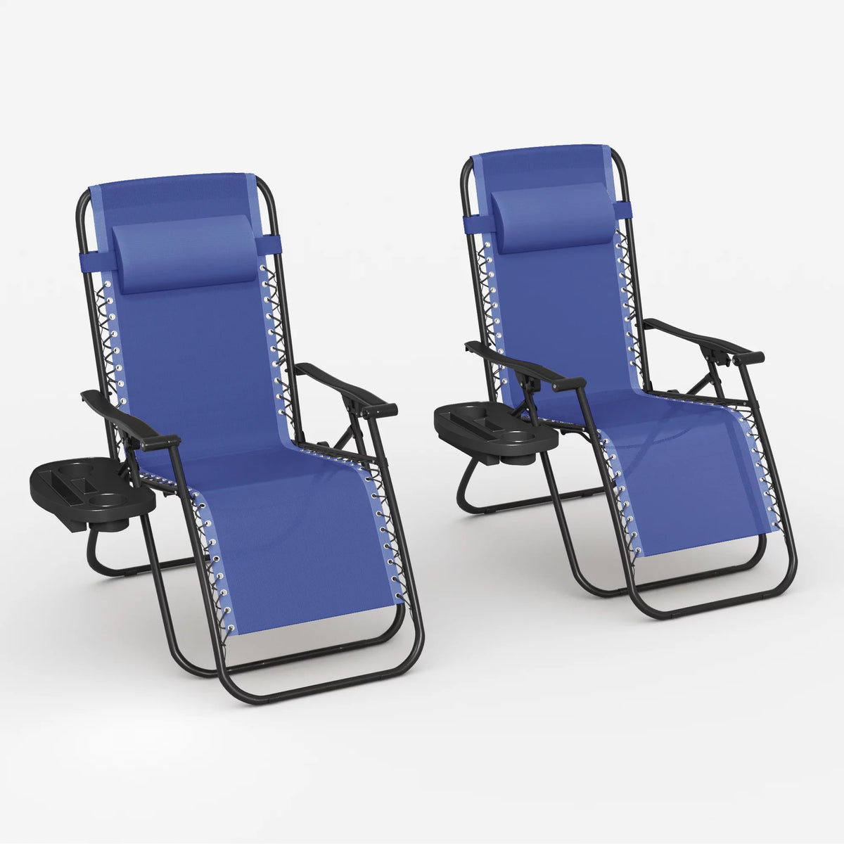 2 Pack Blue Zero-Gravity Chair M32601