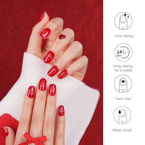 Semi Cured Gel Nail Strips 28 Stickers U535728
