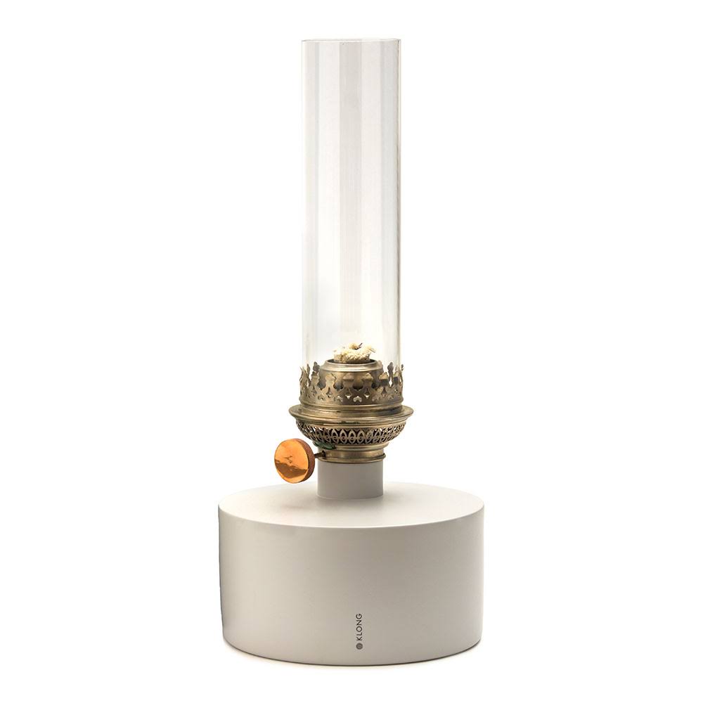 White Glass Oil Lamp G105