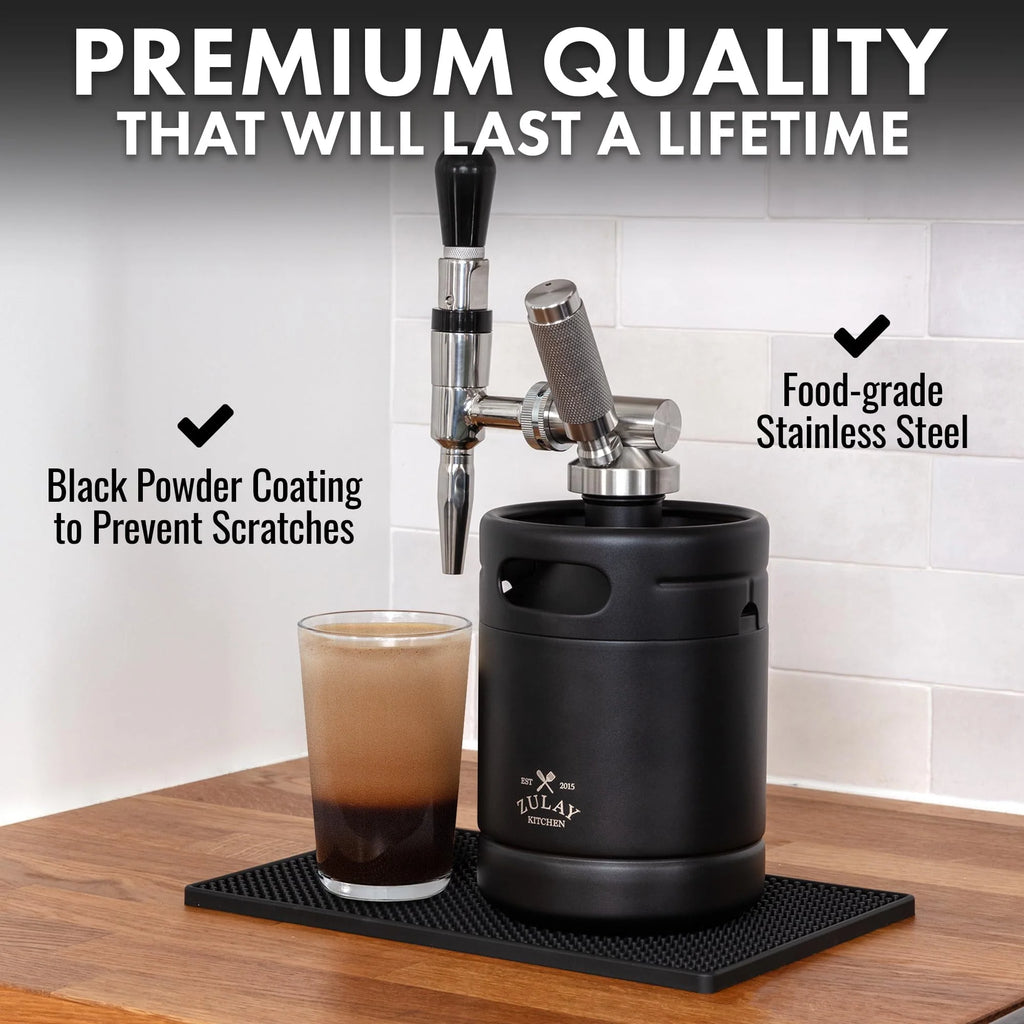 1 Gallon Cold Brew Coffee Maker with Glass Pitcher and Mesh Filter J460860