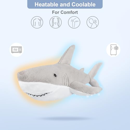 Microwavable Lavender Shark Plush O345