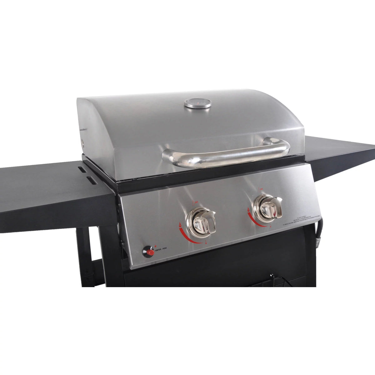 2-Burner Propane Gas Grill, Stainless and Black L15431