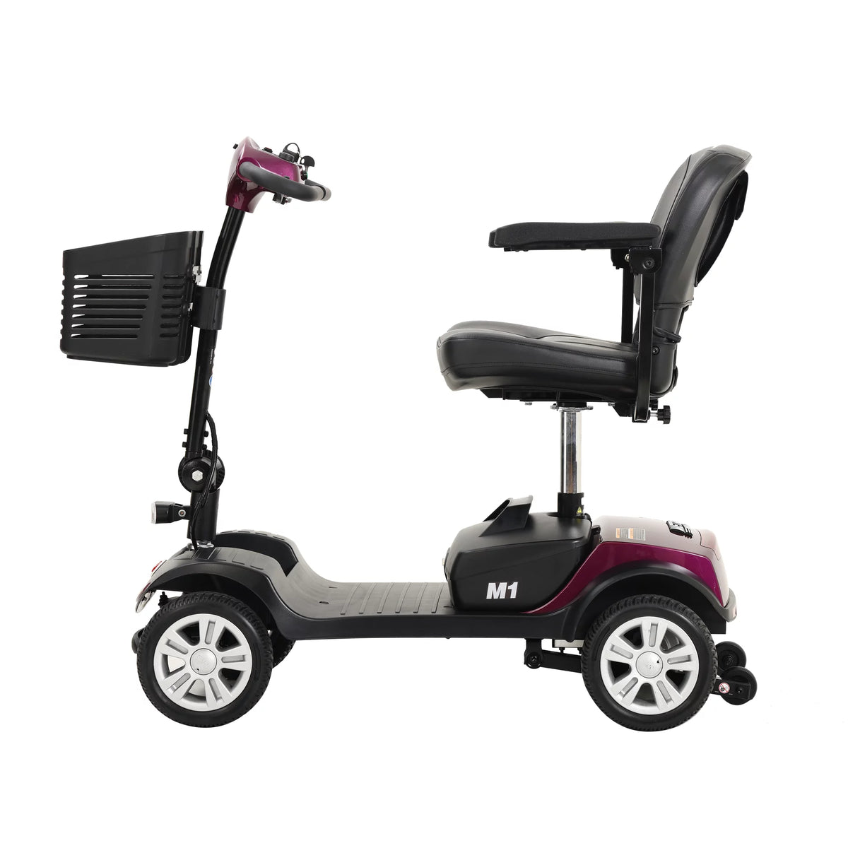 4 Wheels Compact Folding Mobility Scooter with Swivel Seat W67108