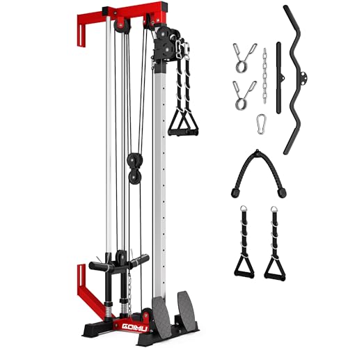 Wall Mount Cable Crossover Machine with 17 Positions Y5952