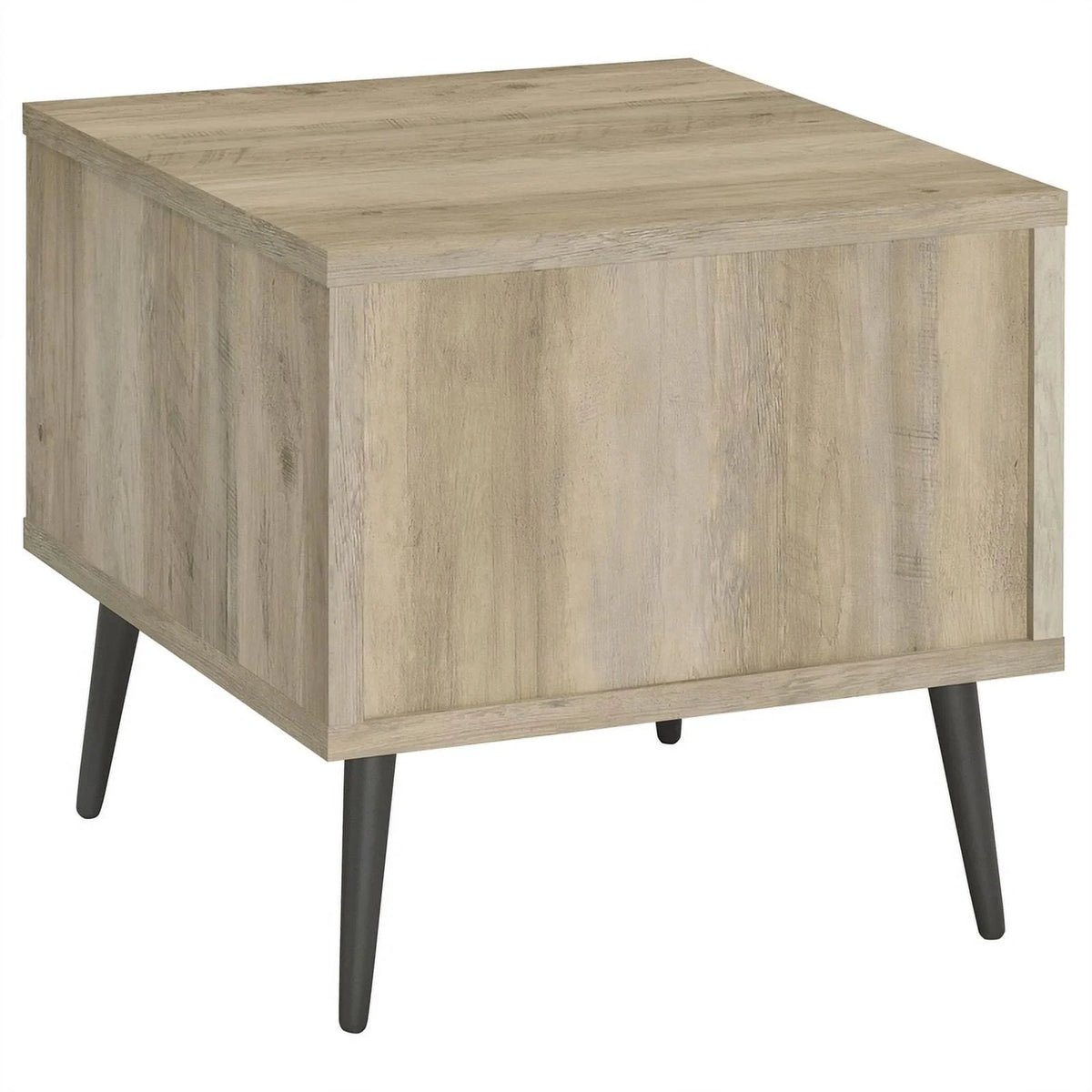 Square Engineered Wood End Table with Shelf Z63658