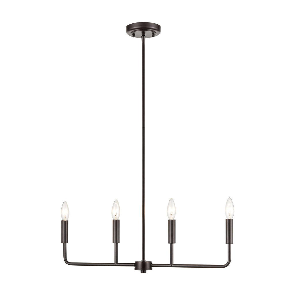 4 Light Small Chandelier Oil Rubbed Bronze Y137920