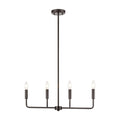 4 Light Small Chandelier Oil Rubbed Bronze Y137920
